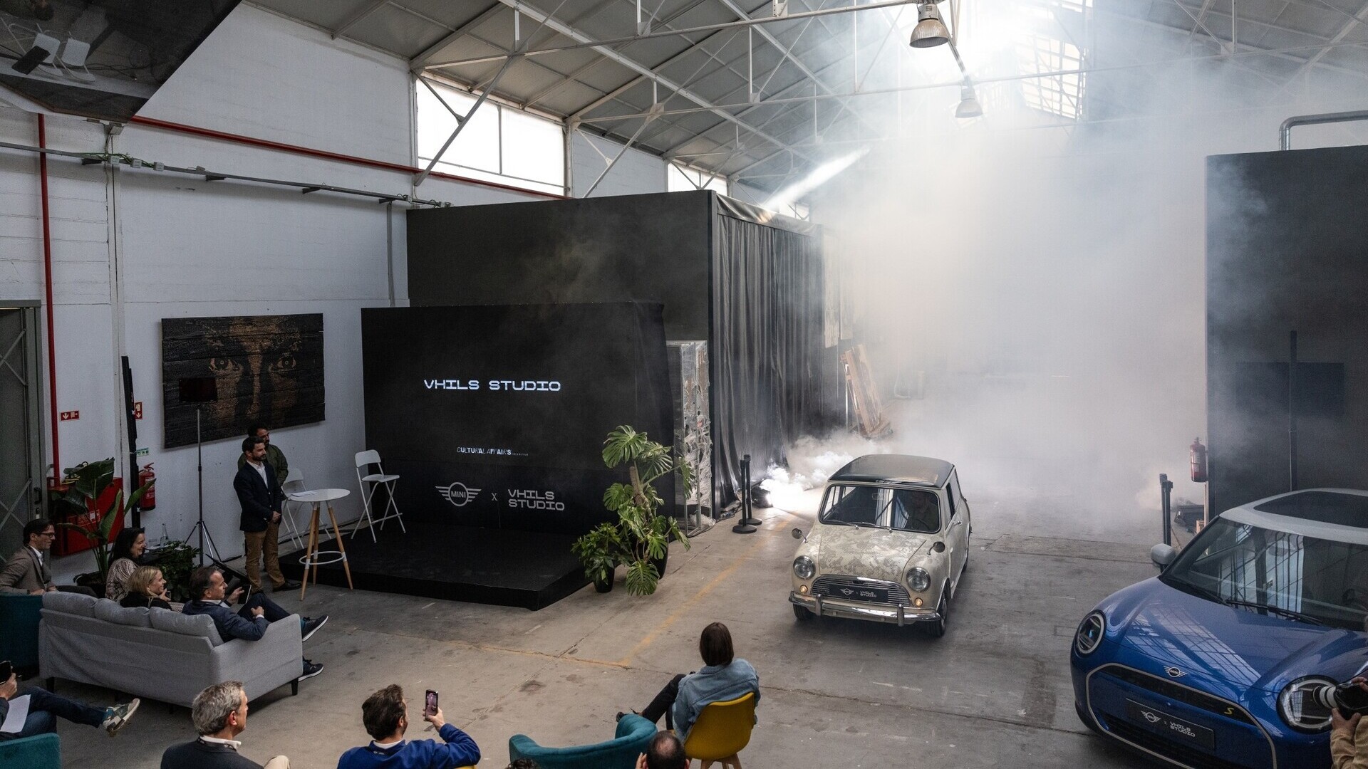 Apresentação do MINI "Tracery" de Vhils.